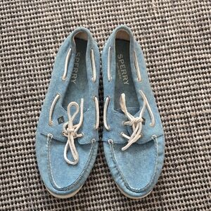Sperry Top Sider Blue Boat Shoes, 11.5 Mens, GUC, Nautical Chic, Non Marking